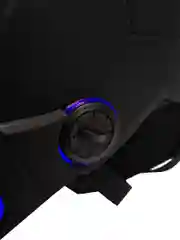 Шлем горнолыжный BIG BRO YL108 blue visor Matt Black