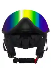 Шлем горнолыжный BIG BRO W203 blue visor Matt Black
