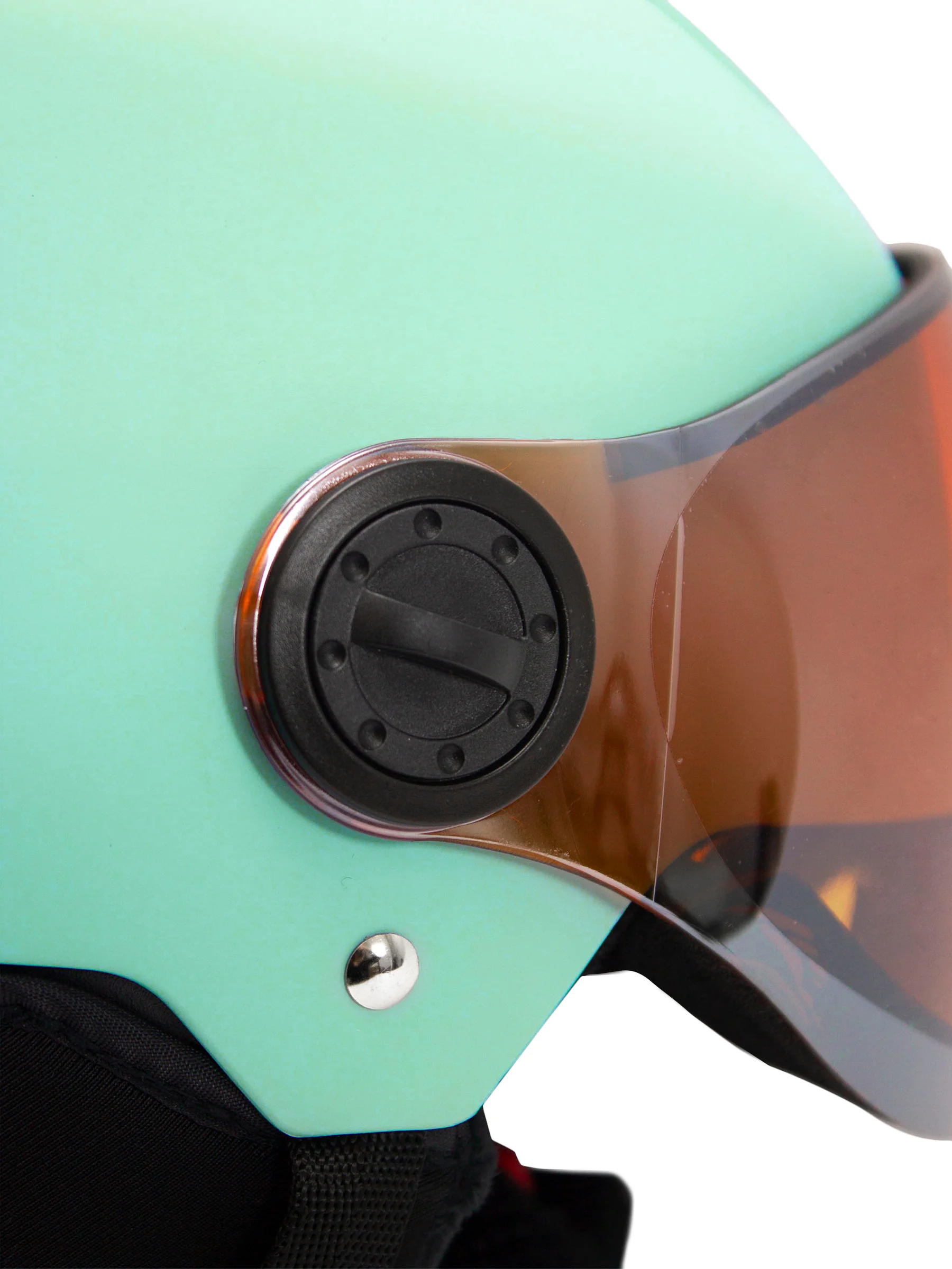Шлем горнолыжный BIG BRO YL015 silver visor Matt green