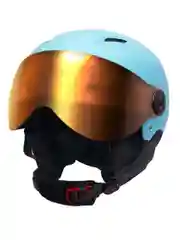 Шлем горнолыжный BIG BRO YL015 silver visor Matt blue