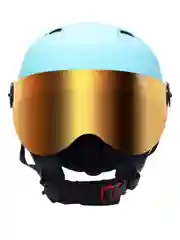 Шлем горнолыжный BIG BRO YL015 silver visor Matt blue