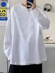 Белый лонгслив унисекс, 100% хлопок, лонгслив женский, мужской