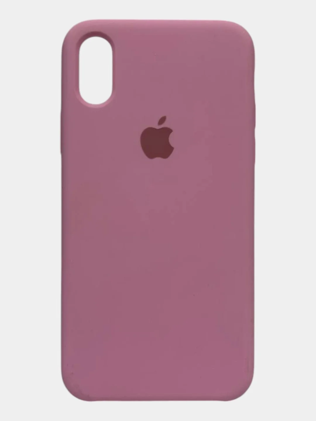 Розовый чехол iPhone X/XS Silicone case