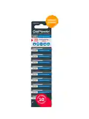 Черный батарейка GoPower LR6 AA BL10 Alkaline 1.5V (10/60/360)