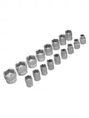 Набор инструментов, 1/2", 1/4", 108 предметов, Сибртех, 13389