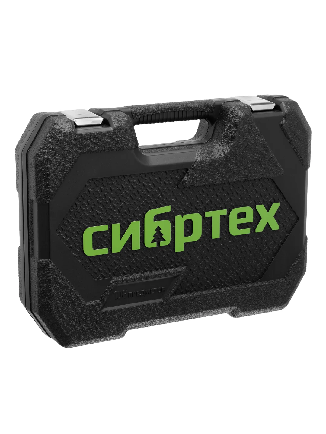 Набор инструментов, 1/2", 1/4", 108 предметов, Сибртех, 13389
