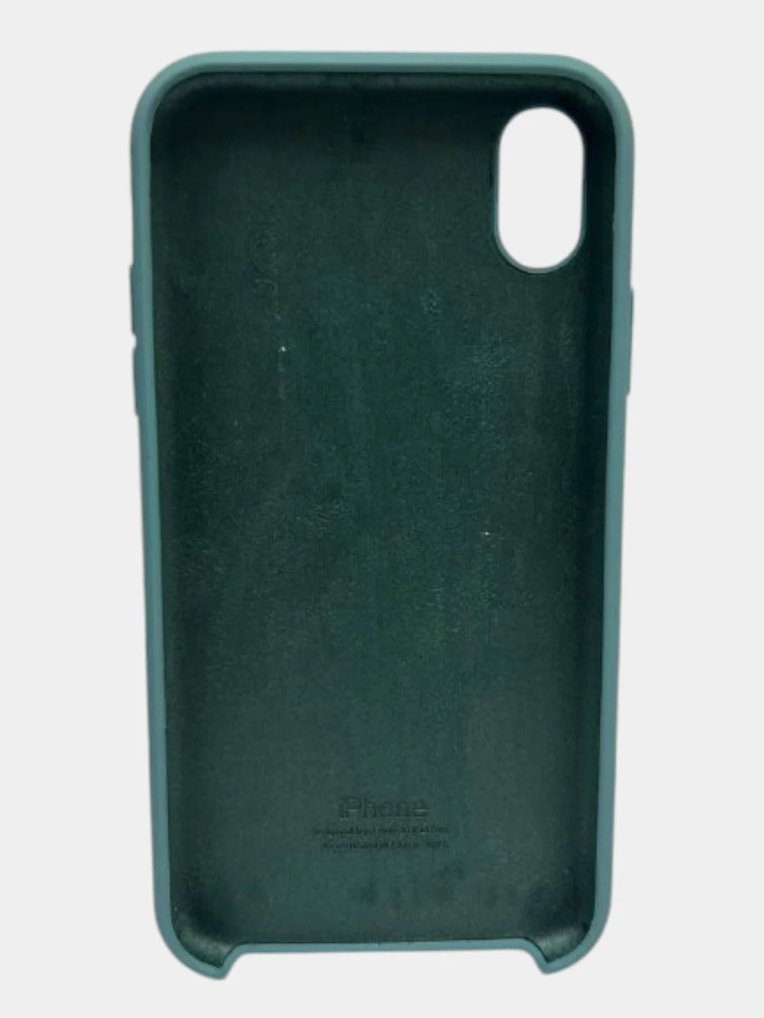 Тёмно-бирюзовый чехол iPhone XR Silicone case
