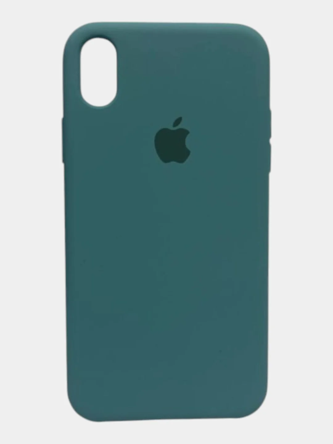 Тёмно-бирюзовый чехол iPhone XR Silicone case
