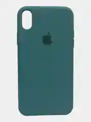 Тёмно-бирюзовый чехол iPhone XR Silicone case