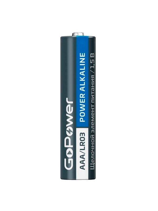Батарейка GoPower LR03 AAA BL4 Alkaline 1.5V (4/48/576)