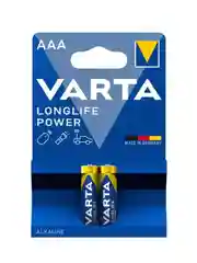 Синий батарейка Varta LONGLIFE POWER (HIGH ENERGY) LR03 AAA BL2 Alkaline 1.5V (4903)