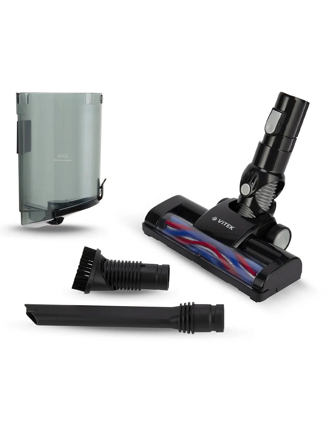 Пылесос Vitek Midnight VT-1832 120Вт черный/серебристый