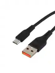 Черный кабель GoPower GP01M-2M USB (m)-microUSB (m) 2.0м 2.1A черный (1/200/800)