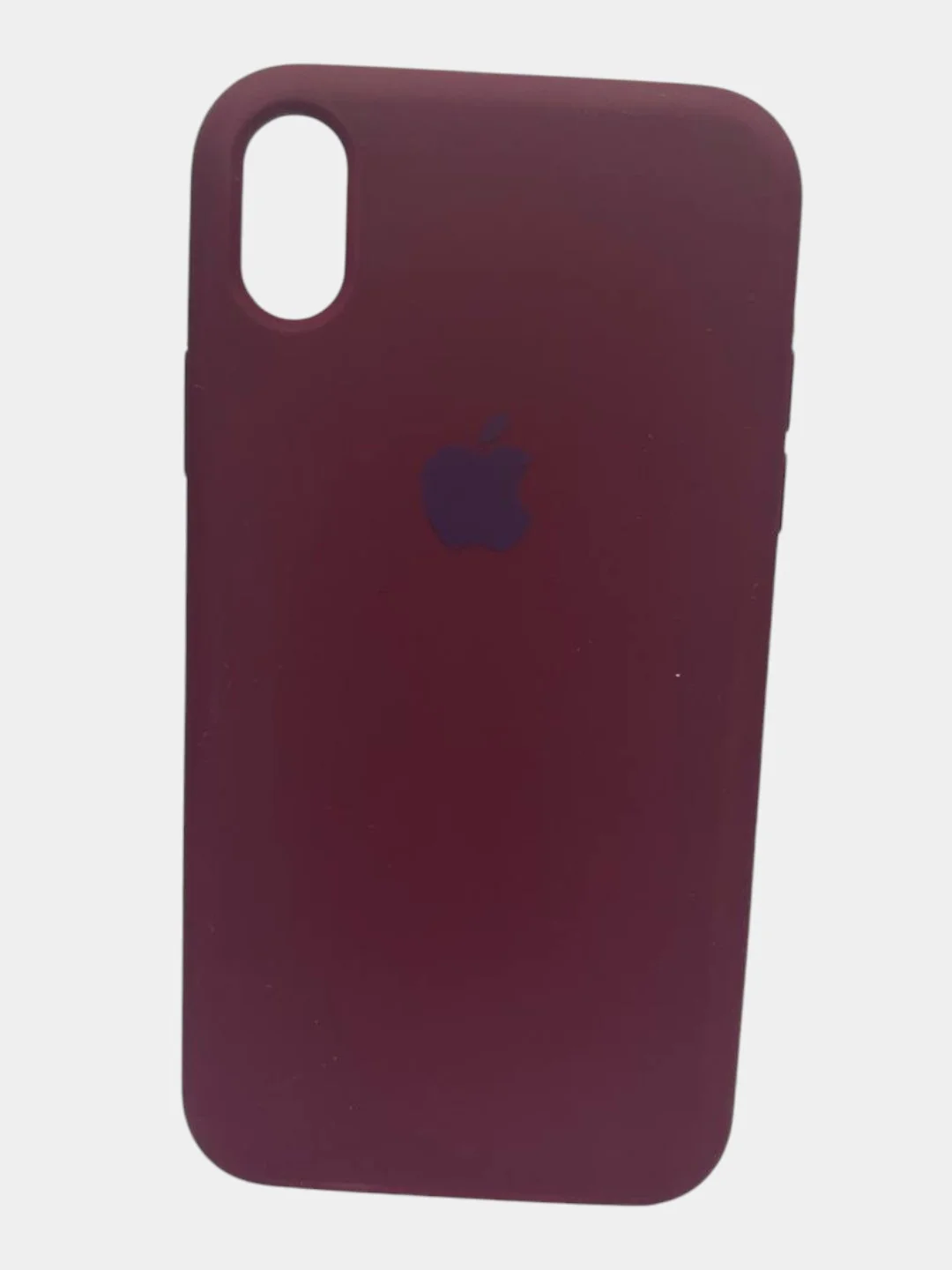 Бордовый чехол iPhone XR Silicone case