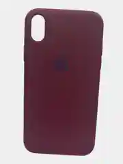 Бордовый чехол iPhone XR Silicone case