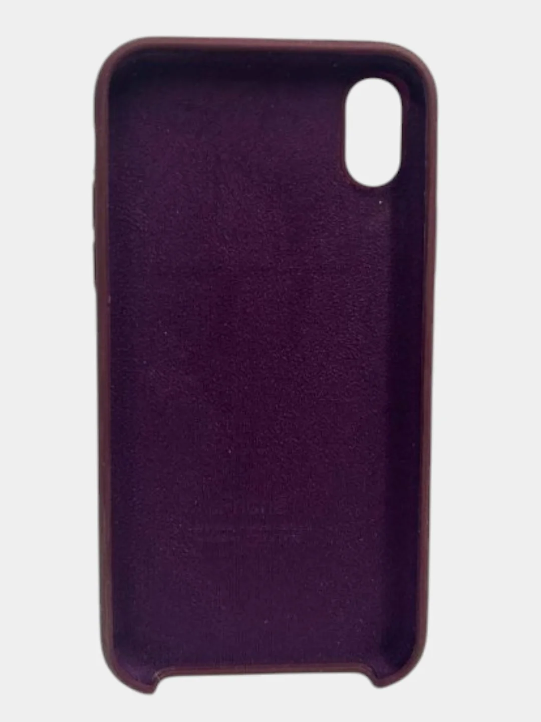 Бордовый чехол iPhone XR Silicone case
