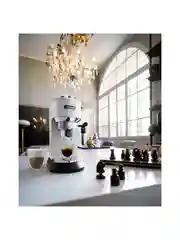 Рожковая кофеварка DeLonghi EC685.W, 1350 Вт, 15 бар, съемный поддон, белая
