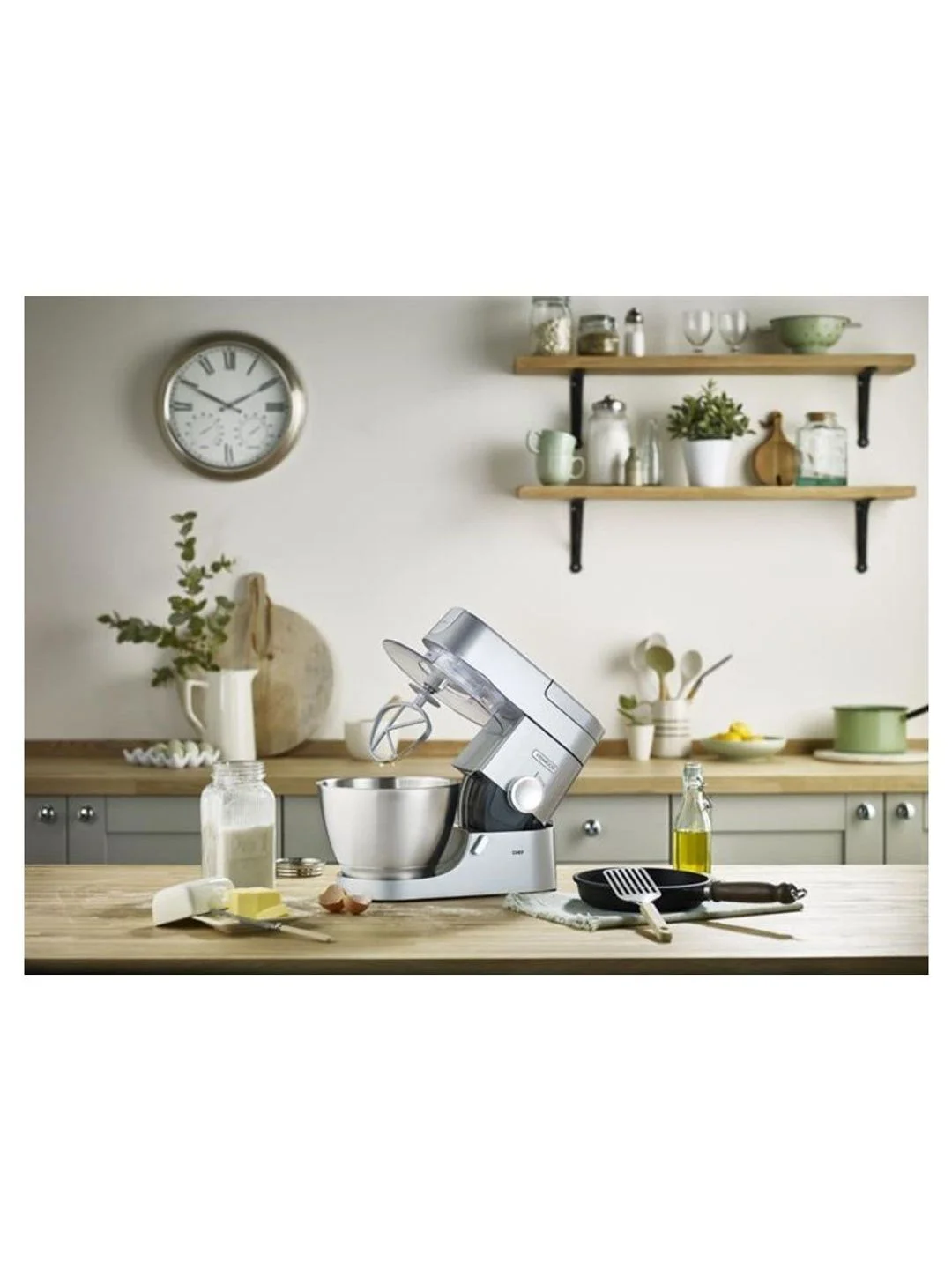 Кухонная машина Kenwood Chef KVC3100S 1000Вт, 4.6л, импульсный режим, планетарное вращение