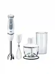 Блендер погружной Braun Multiquick 5V MQ5235 WH, 1000 Вт, турбо режим, 21 скорость
