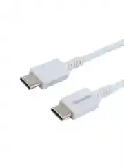 Белый кабель GoPower GP20TT Type-C (m)-Type-C (m) 1.0м 100W белый (1/200/800)