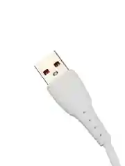 Белый кабель GoPower GP07T USB (m)-Type-C (m) 2.4A силикон белый (1/200/800)