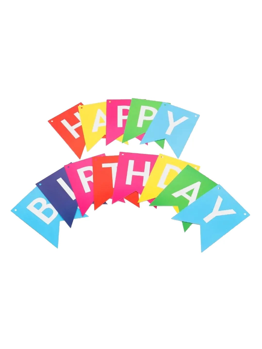 Разноцветный гирлянда "Happy birthday"