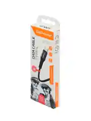 Черный кабель GoPower GP02T USB (m)-Type-C (m) 1.0м 2.4A нейлон черный (1/200/800)