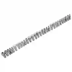 Набор инструментов 216 предметов, 120 зубьев, CrV 1/2", 3/8", 1/4", GROSS, 14157