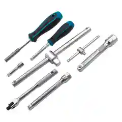 Набор инструментов 216 предметов, 120 зубьев, CrV 1/2", 3/8", 1/4", GROSS, 14157
