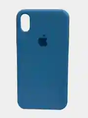 Голубой чехол iPhone XR Silicone case