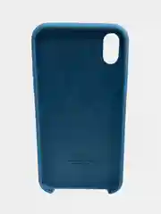 Голубой чехол iPhone XR Silicone case