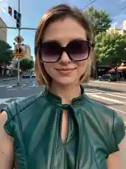 Угольный солнцезащитные квадратные очки