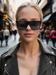 Черный солнцезащитные очки с UF-защитой