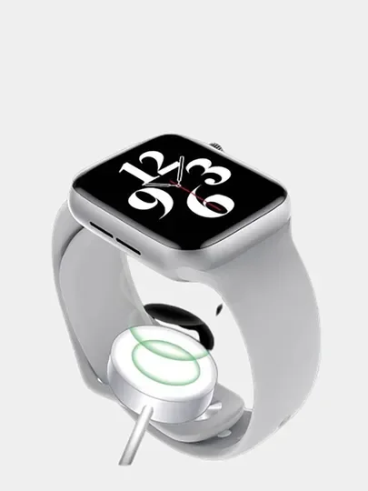 Серебряный умные смарт часы Smart Watch X22 Pro чёрные, 44 мм