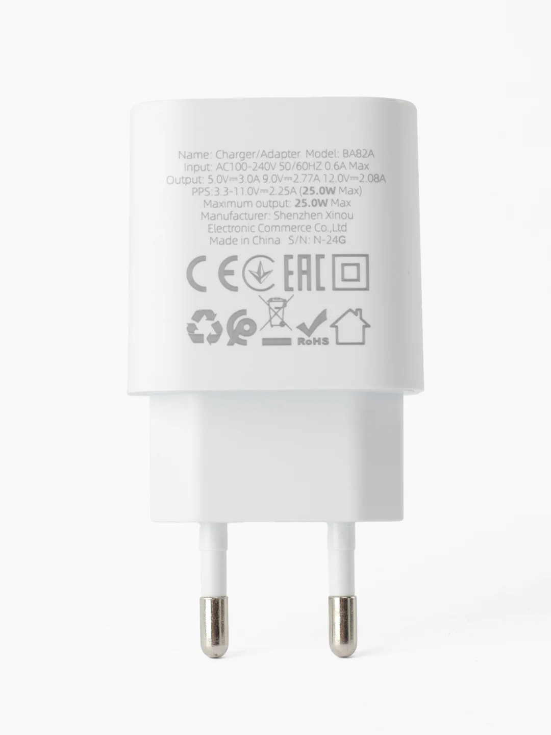 Быстрая зарядка 25W для Samsung A05, A15, A55 (адаптер Type-C для Самсунг)