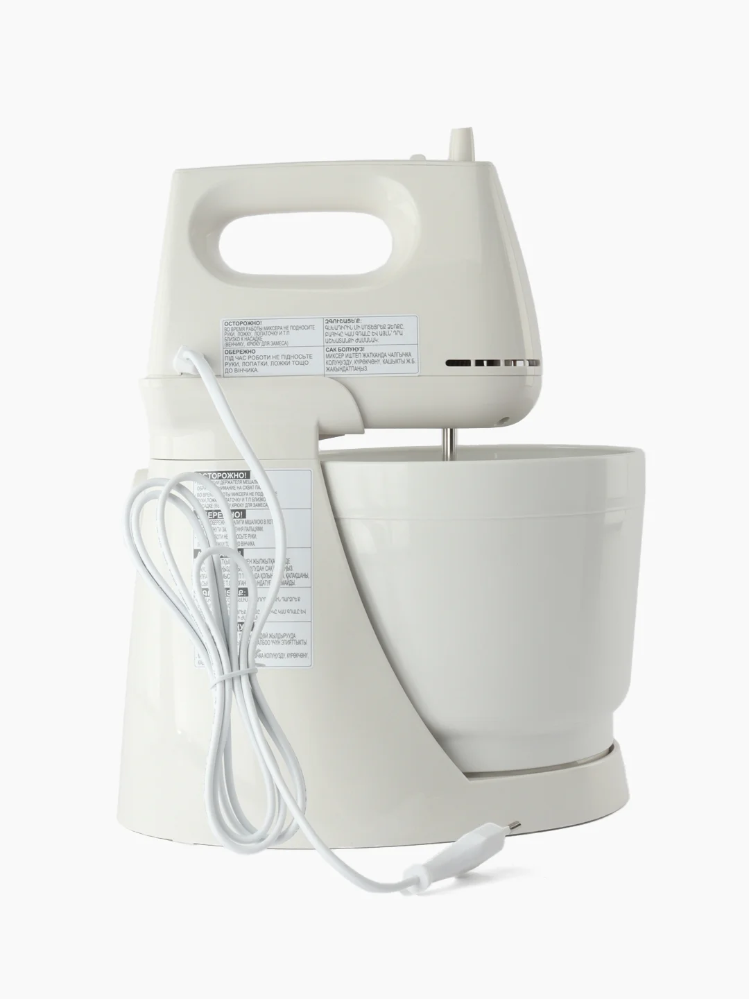 Миксер стационарный Panasonic MK-GB3WTQ, чаша 3 л, подставка, 5 скоростей