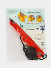 Красный спасатель (спасалка на льду) для зимней рыбалки, на шнурке, пластик, самоспасатель финский