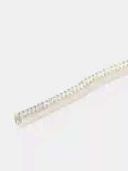 Серебряный канитель фигурная зигзаг, для рукоделия, медная 1,25мм
