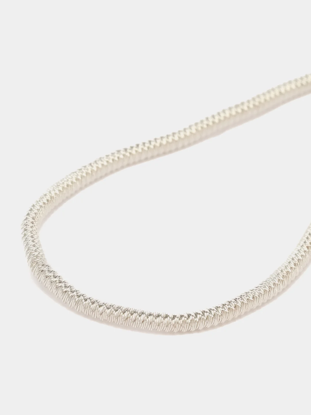Серебряный канитель фигурная зигзаг, для рукоделия, медная 1,25мм