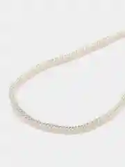 Серебряный канитель фигурная зигзаг, для рукоделия, медная 1,25мм