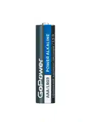 Серый батарейка GoPower LR03 AAA BOX20 Shrink 4 Alkaline 1.5V (4/20/640)