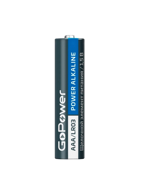 Батарейка GoPower LR03 AAA BOX20 Shrink 4 Alkaline 1.5V (4/20/640)