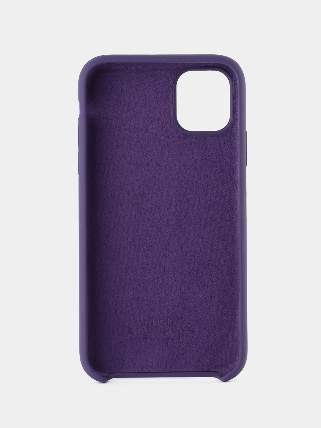 Бордовый apple iPhone 11, Айфон 11, чехол матовый Silicone case объемный с принтом для iPhone 11