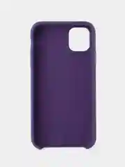 Бордовый apple iPhone 11, Айфон 11, чехол матовый Silicone case объемный с принтом для iPhone 11