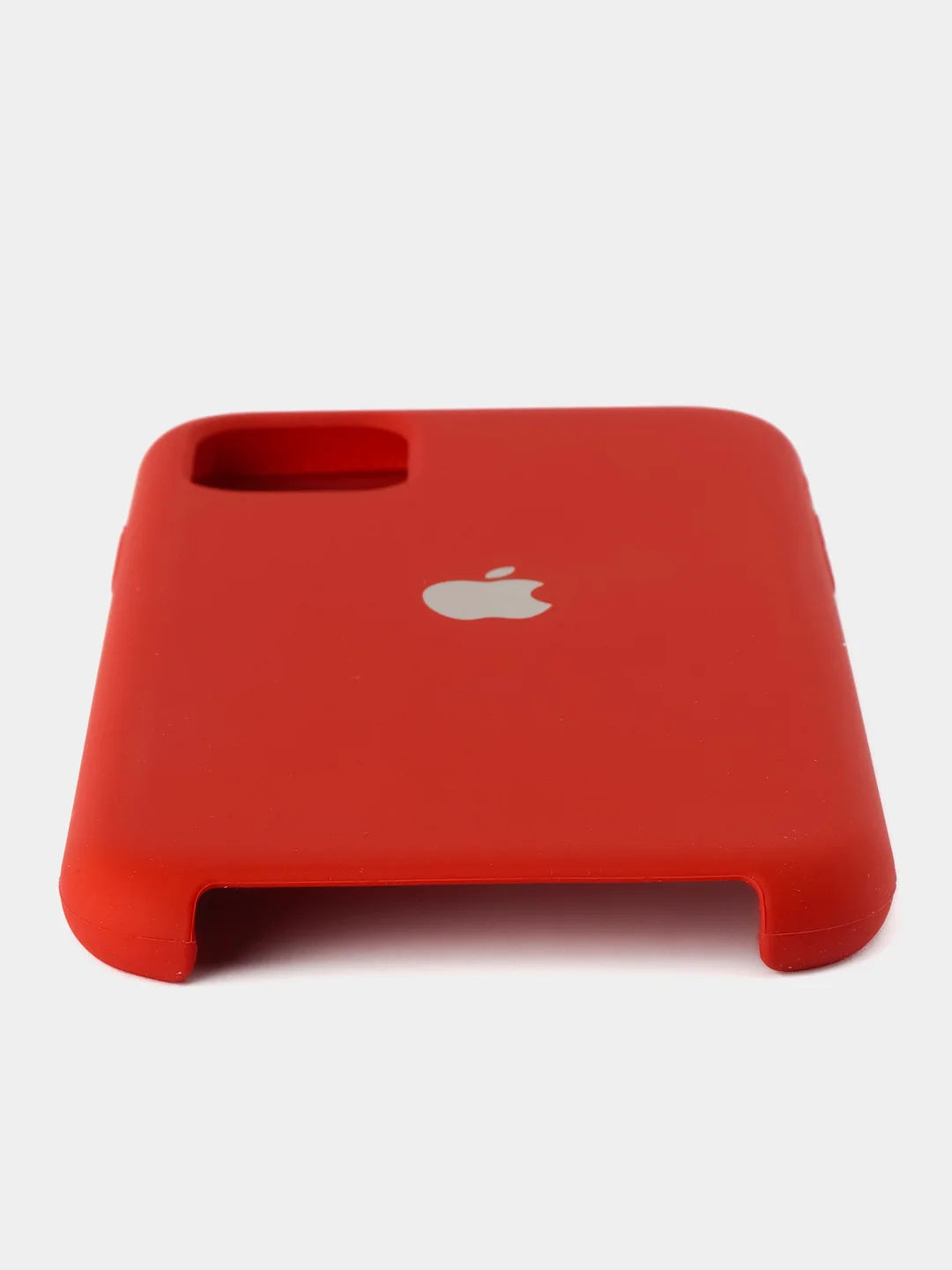 Вишнёвый apple iPhone 11, Айфон 11, чехол матовый Silicone case объемный с принтом для iPhone 11