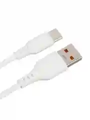 Белый кабель GoPower GP01T USB (m)-Type-C (m) 1.0м 2.4A ПВХ белый (1/200/800)