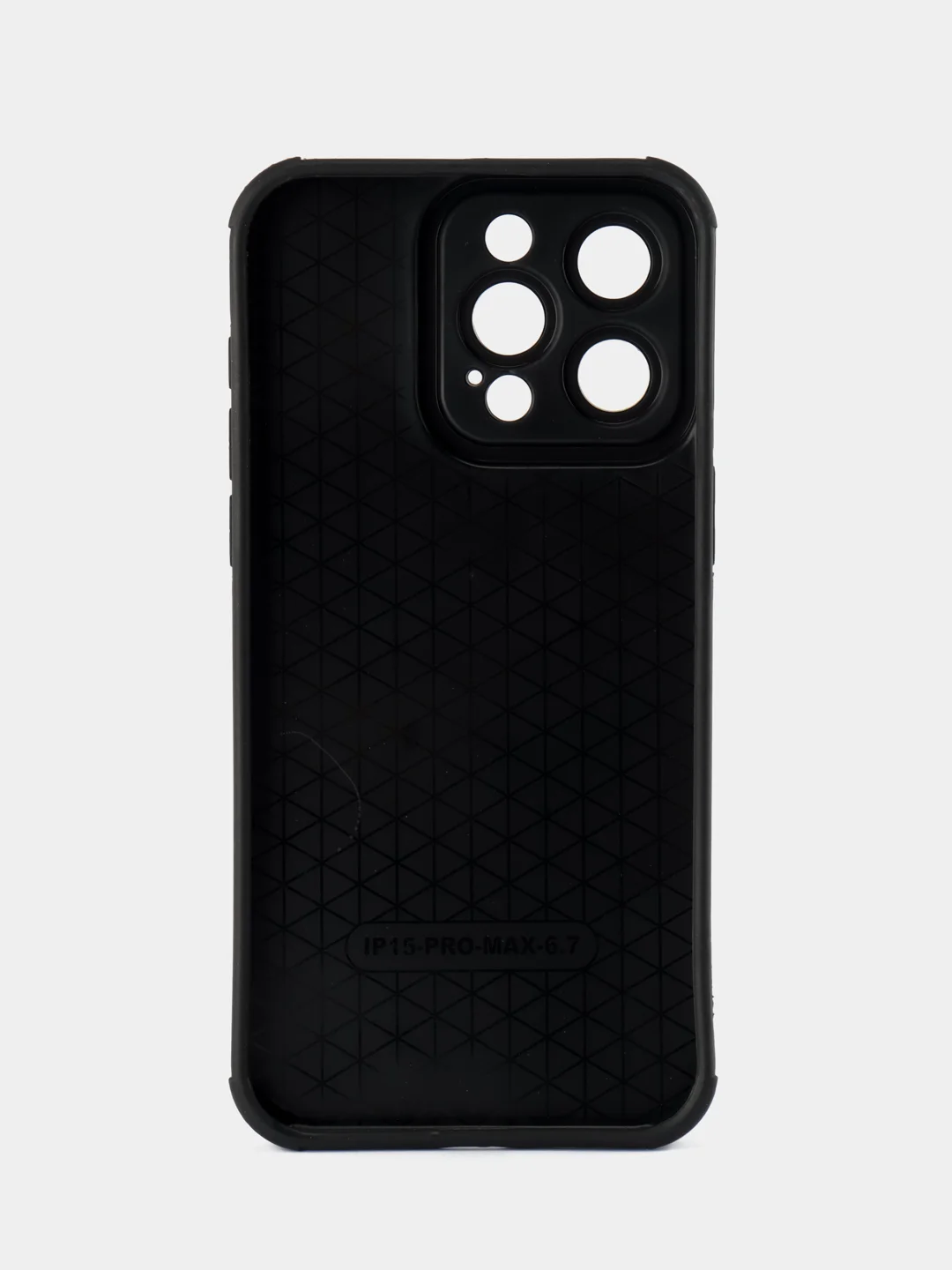 Синий меланж apple iPhone 15 Pro Max, Айфон 15 про макс чехол матовый объемный с принтом для iPhone 15