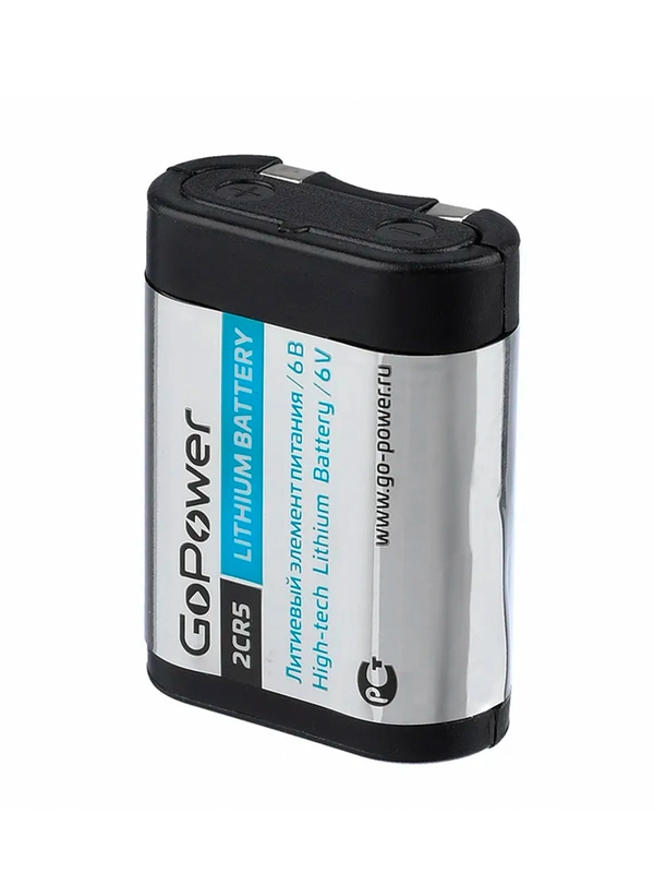 Батарейка GoPower 2CR5 BL1 Lithium 6V (6203) (1/14/168)