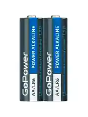 Черный батарейка GoPower LR6 AA BL2 Alkaline 1.5V (2/24/480)