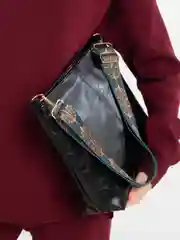 Черный сумка женская через плечо, сумка шоппер из эко кожи